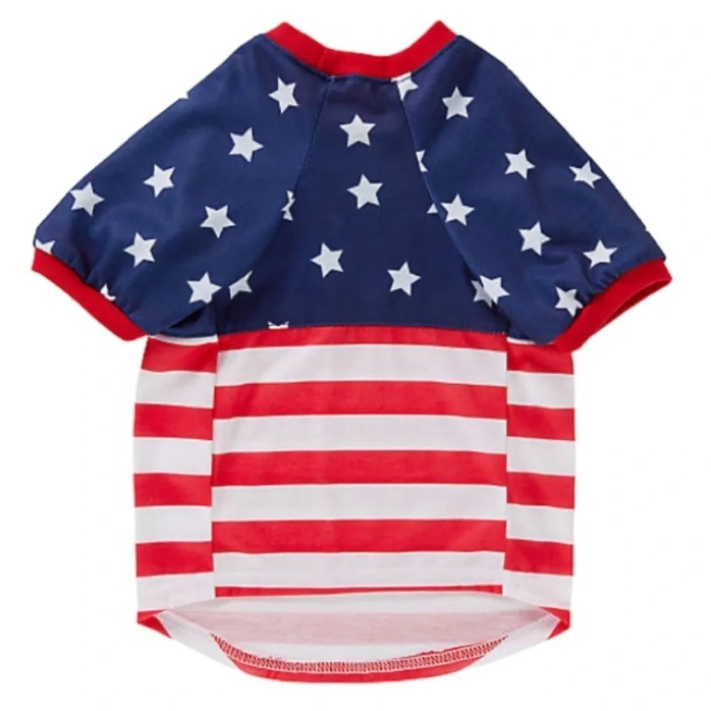 NWT American flag patriotic t-shirt tee L